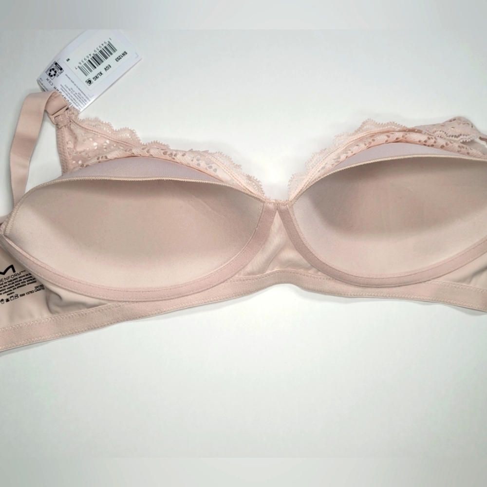 Maidenform Blush Lace Underwire Bra Full Coverage - Picture 9 of 11